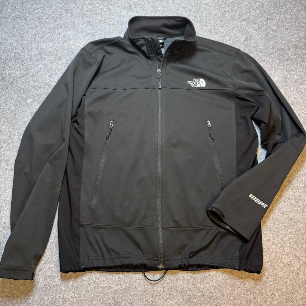 The North Face Apex Bionic Jacket Men’s L Black Windstopper Softshell